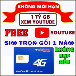 Sim 4G 1 Năm Dài Kì Data Không Giới Hạn có sẵn gói cước 6Car80/12Car80/6MDT150/12MDT150
