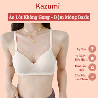 Áo Lót Nữ KAZUMI Chất Cotton, Áo Ngực Mỏng Nhẹ Mềm Mại Kháng Nấm Mốc A04