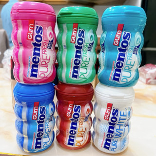 KẸO CAO SU KHÔNG ĐƯỜNG HƯƠNG BẠC HÀ FRESH MINT PURE FRESH SUGAR FREE MENTOS 50 viên