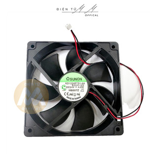 Quạt tản nhiệt hiệu Sunon Đài loan 12 x 12 x 2.5 cm 12V - 24V DC