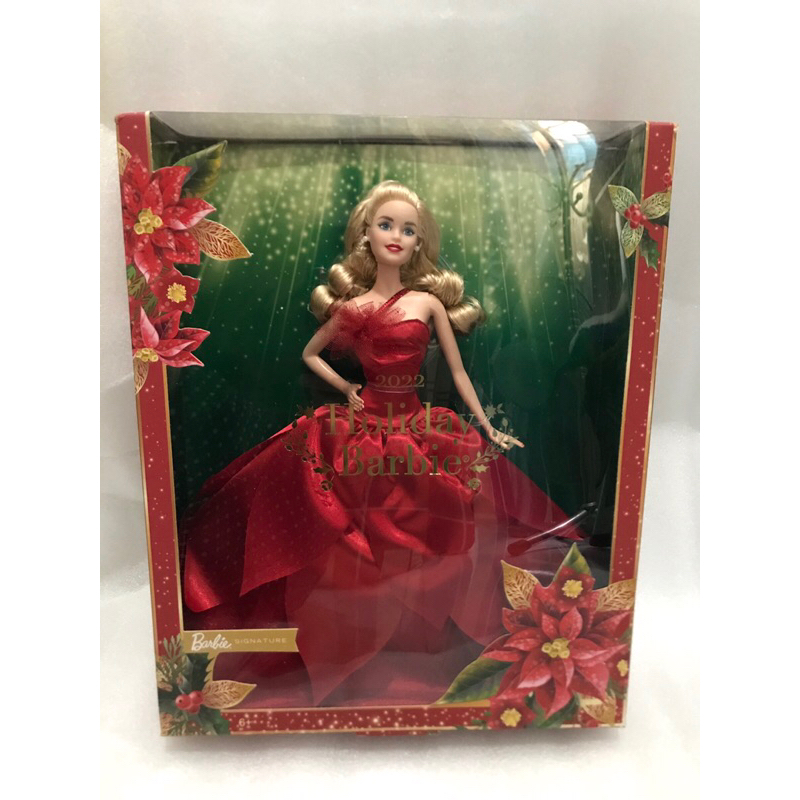Búp bê Barbie holiday 2022 caucasian