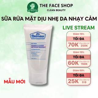 Sữa rửa mặt dịu nhẹ an toàn da nhạy cảm The Face Shop Dr Belmeur Daily Repair Foaming Cleanser 150ml  sạch sâu ngừa mụn