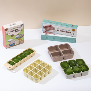 Khay Trữ Đông Đồ Ăn Dặm, Làm Đá Viên Chất Liệu Silicone Cao Cấp, An Toàn Cho Người Sử Dụng