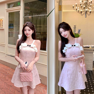 🌷[Order] Váy nữ dáng ngắn hoa gấm lấp lánh thanh lịch tiểu thư (Có ảnh thật)