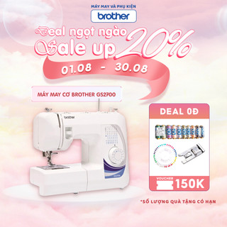 Máy May Gia Đình Brother GS2700 Hàng chính hãng xỏ chỉ tự động, Bảo hành 12 tháng