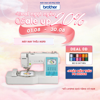 Máy may và thêu 2 trong 1 brother m370 - hàng chính hãng