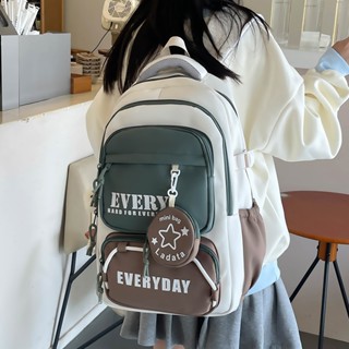 Balo đi học nữ học sinh cấp 2 3 kèm bóp mini cute thời trang ulzzang hàn nhiều ngăn vừa laptop 6703