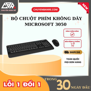 Bộ bàn phím chuột microsoft wireless desktop 3050 pp3-00024