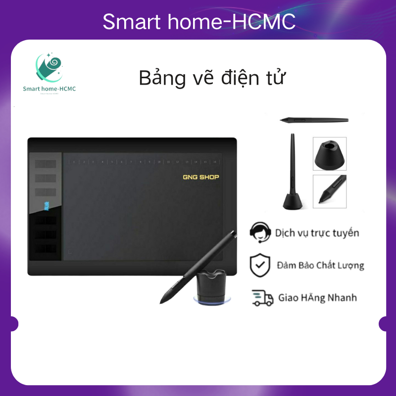 Bảng vẽ điện tử GAOMON 1060 PRO 10x6 inch phiên bản mới nhất phiên bản mới sử dụng được-HCMC