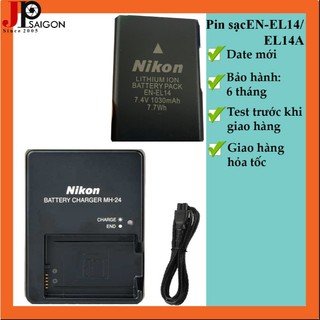 PIN SẠC THAY THẾ PIN  MÁY ẢNH NIKON EN-EL14/ EN-EL14A