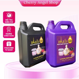 Nước giặt xả paris gold 9 in hương nước hoa can 5 lít , nước giặt paris có sỉ