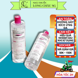 Nước Tẩy Trang Byphasse Solution Micellaire chính hãng, Làm Sạch Sâu Dành Cho Mọi Loại Da 500ML