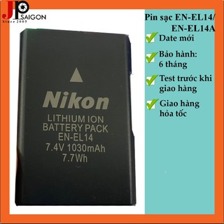 Pin thay thế pin máy ảnh Nikon EN-EL14/ EN-EL14A