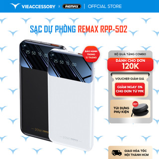 Sạc dự phòng REMAX 10000mAh sạc nhanh PD20W+QC18W RPP-502
