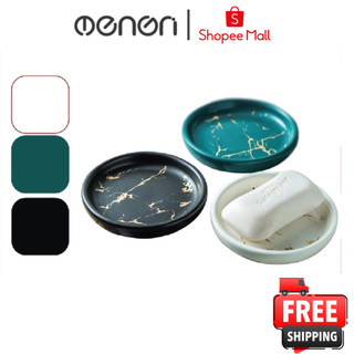 Khay Sứ Đựng Xà Bông Cục BEECOOK Họa Tiết Vân Cẩm Thạch Cao Cấp