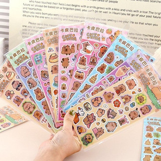 Sticker Capybara Nhãn Dán Hoạt Hình Chống Thấm Nước