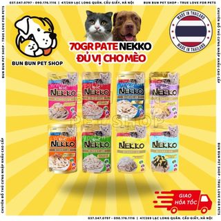 Pate gói Nekko cho mèo đủ vị - CHÍNH HÃNG