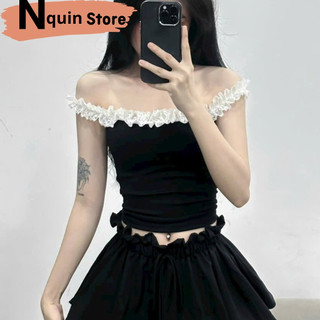 Áo 2 dây ren mặc được 2 kiểu siêu cưng