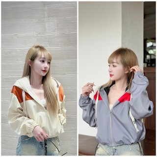 Áo khoác nữ form lửng FR74 chất dù dày dặn thiết kế năng động, cá tính