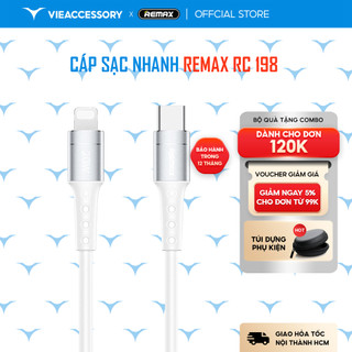 Cáp Sạc Nhanh, Cáp Sạc Remax RC 198 Dây Sạc Nhanh 2.4A Chiều Dài 1m Hàng Chính Hãng