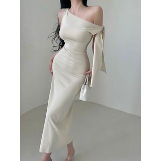(HÀNG SẴN) Đầm maxi trơn cột dây lạ mắt #161