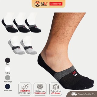 Hộp 5 đôi tất lười nam sợi cotton organic chống hôi chân MRM Manlywear - MM