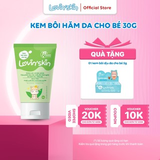 Kem bôi hăm da, hăm tã cho bé lovin'skin 30g giúp làm dịu da, hỗ trợ lành tổn thương trên da - lke01