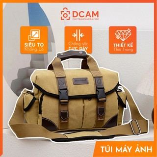 Túi máy ảnh Soudelor Vintage - Size to form cứng dày dặn