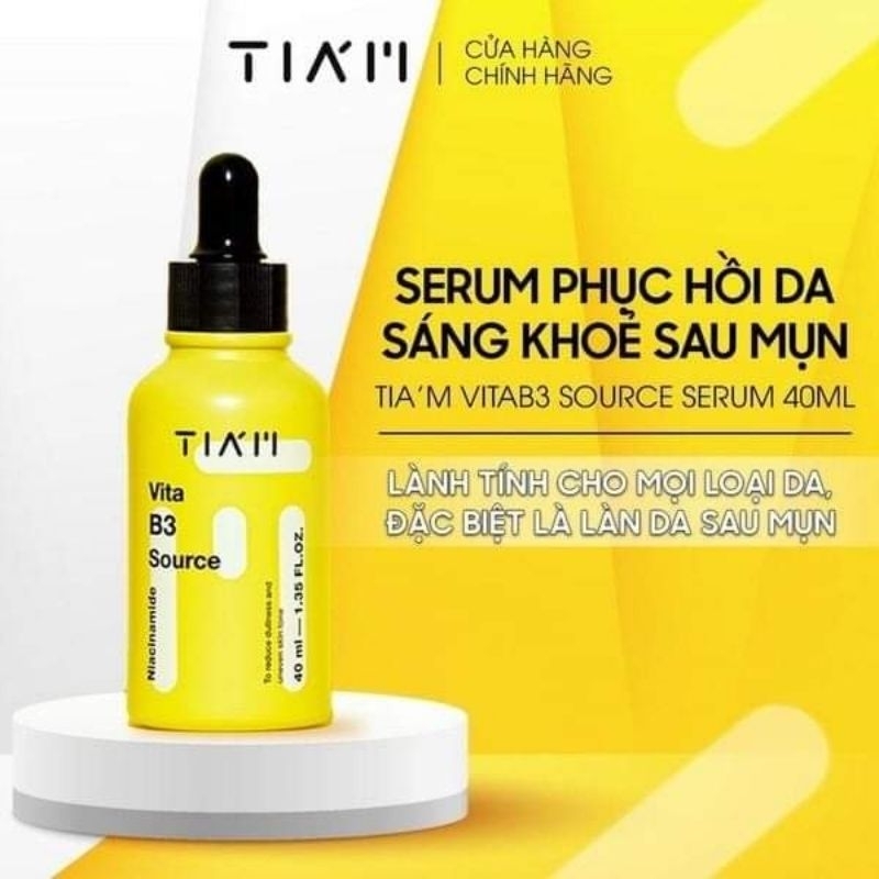 [ CHÍNH HÃNG ] SERUM TIÁM B3 DƯỠNG TRẮNG PHỤC HỒI DA