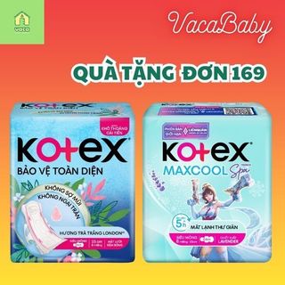Quà tặng đơn bvs kotex 169k tháng 8