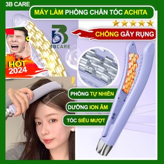 Máy dập phồng chân tóc Achita B16 bấm phồng chân tóc nóng nhanh 4 lần, máy bấm xù lõi Tourmalin dưỡng tóc