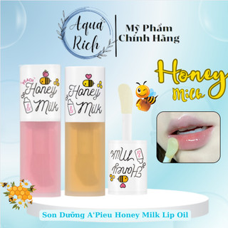 Son dưỡng môi a’pieu - apieu honey & milk lip oil 5g