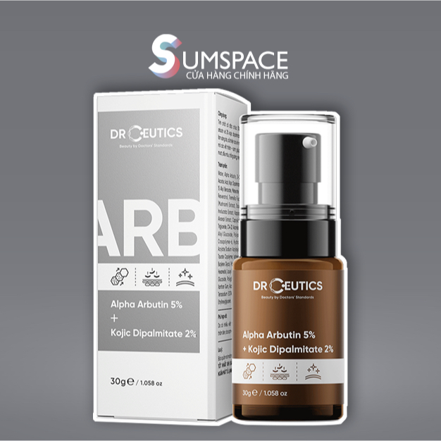 [SUM SPACE] [CÔNG TY] Serum DrCeutics Alpha Arbutin 5% + Kojic Dipalmitate 2% Hỗ Trợ Da Thâm Nám - 3