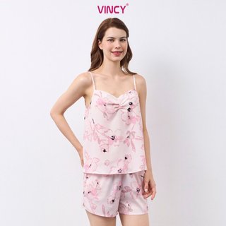 Bộ Đồ Shorts Vải Satin Vincy BSS077W91