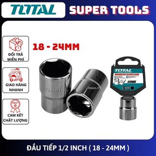 Đồ nghề total đầu tiếp 1/2 inch 18mm—>24mm thtst12181/thtst12191/thtst12201/thtst12211/thtst12221/thtst12231/thtst12241