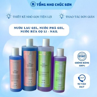 Nước Lau Gel, Nước Phá Gel,nước Rửa Cọ Li_nail Chai 200ml Và 500ml