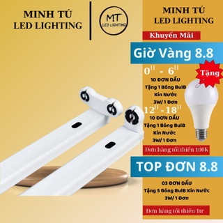 Máng đèn led đơn 1,2m - 6 tấc