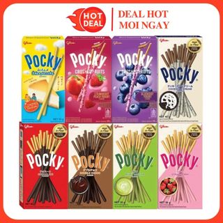 Bánh Que Glico Pocky Vị Socola/Dâu/Phô Mai/Matcha Trà Xanh/Sữa Chua Việt Quất Thái Lan