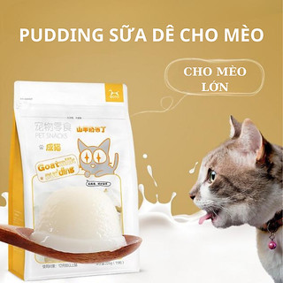 🐐🥛COMBO Pudding Sữa Dê Cho Mèo – Bổ Sung Canxi, Dễ Tiêu Hóa, Phù Hợp Mọi Độ Tuổi