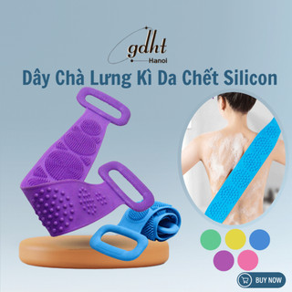 Dây Chà Lưng Silicon, Dây Kì Lưng làm Sạch Tế Bào Chết, Đai Cọ Tắm Silicon huytuan3010