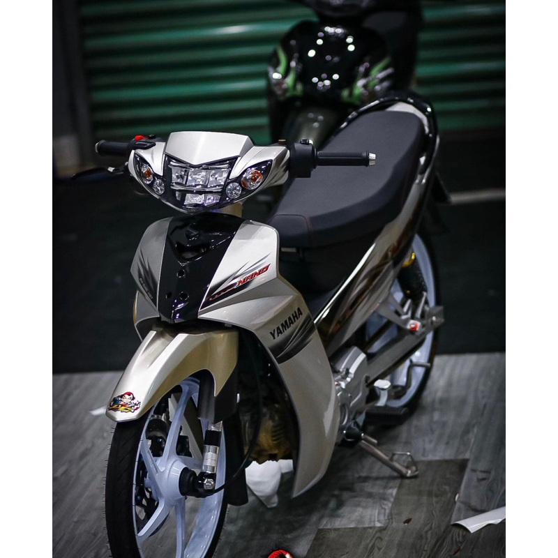 tem chế Sirius nano đen vàng cát- tem decal 3 lớp