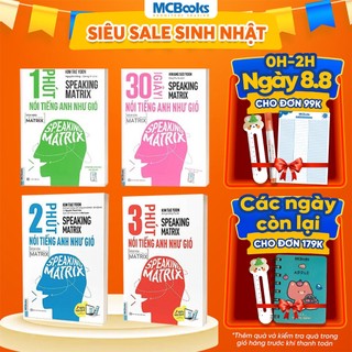 Sách - Combo Speaking Matrix - Nói Tiếng Anh Như Gió - Học Kèm Học Online