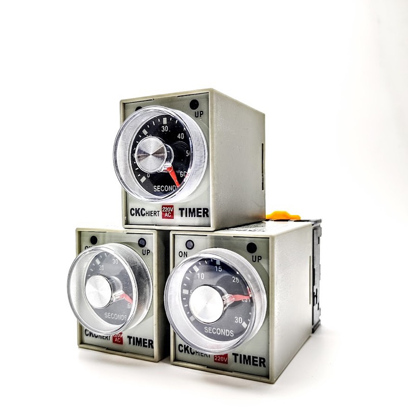 Rơ LE Thời Gan CKC Tặng Kèm Đế,IC TIMER CKC AH3-3(10S;30S;60S;10M;30M;60M)