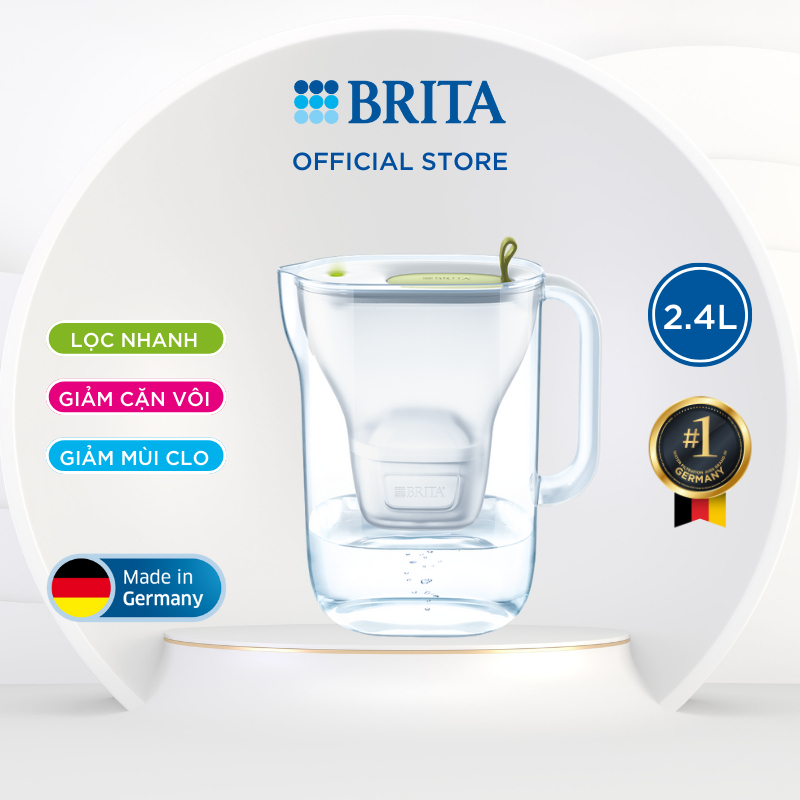 Bình lọc nước BRITA Style - 2,4L (có sẵn 1 lõi lọc Maxtra Plus) - Live
