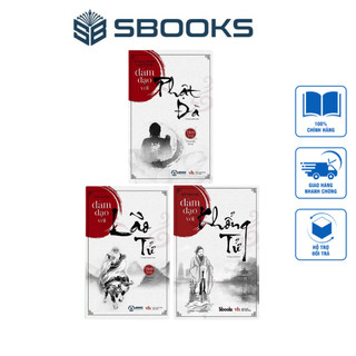 Sách combo 3 cuốn: đàm đạo với phật đà + đàm đạo với khổng tử + đàm đạo với lão tử - sbooks
