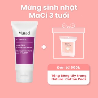 Sữa rửa mặt tẩy da chết - murad aha/bha exfoliating cleanser 200ml