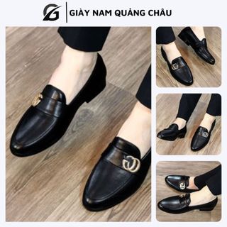 Giày da nam, giày lười nam chất liệu da cao cấp đế cao su mã l221