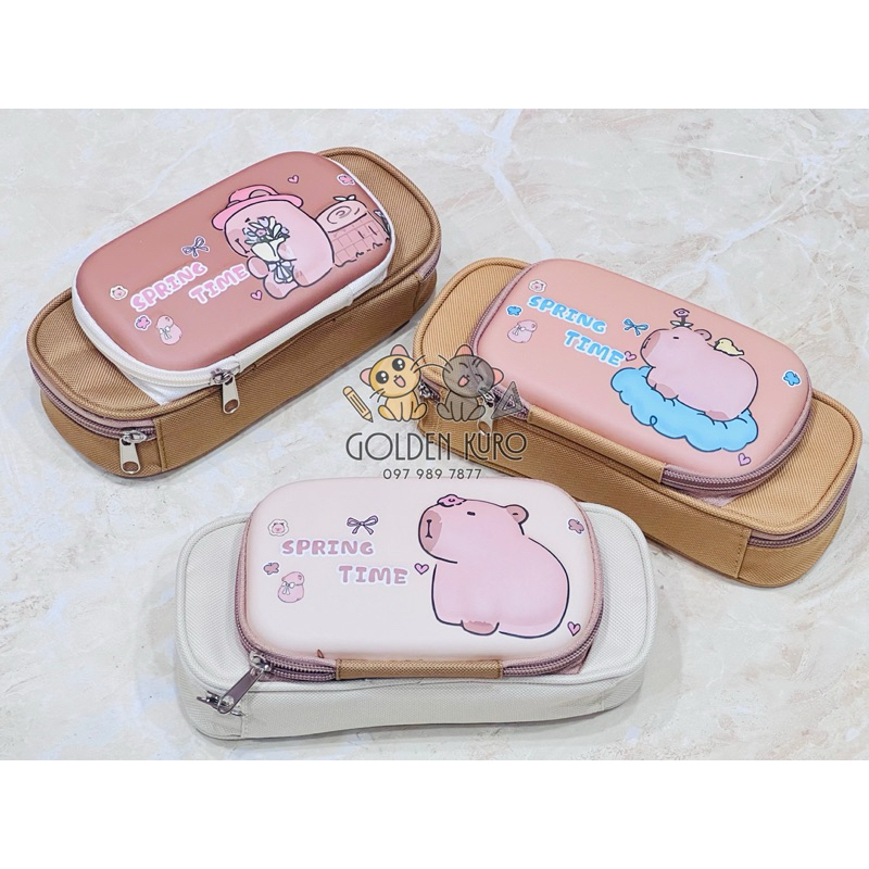 Bóp Viết Vải 2 Ngăn CABYBARA