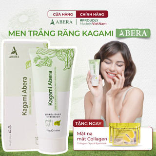 Men Trắng Răng Kagami Abera đánh bay mọi vết ố vàng trên răng và giúp răng trắng sáng 110G