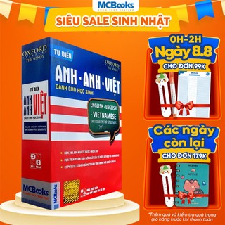 Sách - Từ điển Anh-Anh-Việt dành cho học sinh - MCBooks